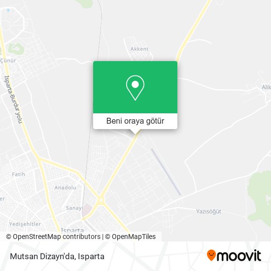 Mutsan Dizayn'da harita