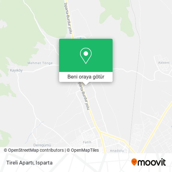 Tireli Apartı harita