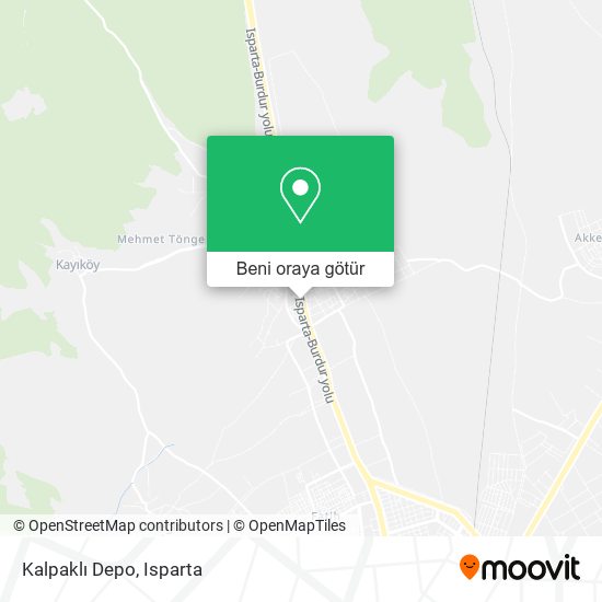 Kalpaklı Depo harita