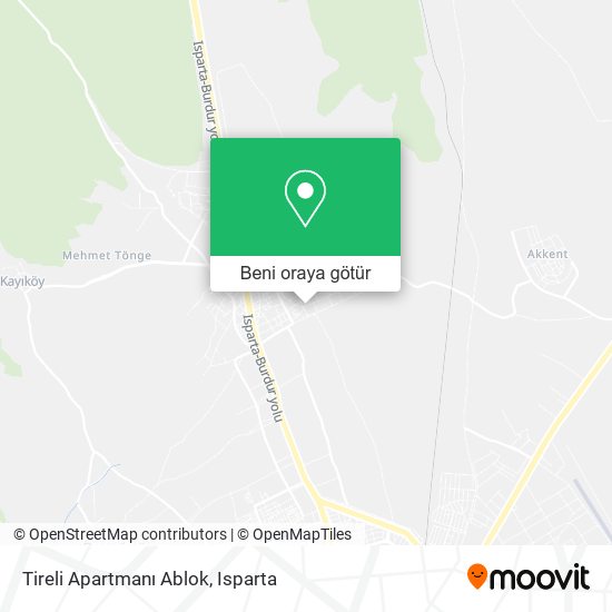 Tireli Apartmanı Ablok harita