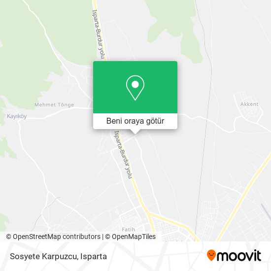 Sosyete Karpuzcu harita