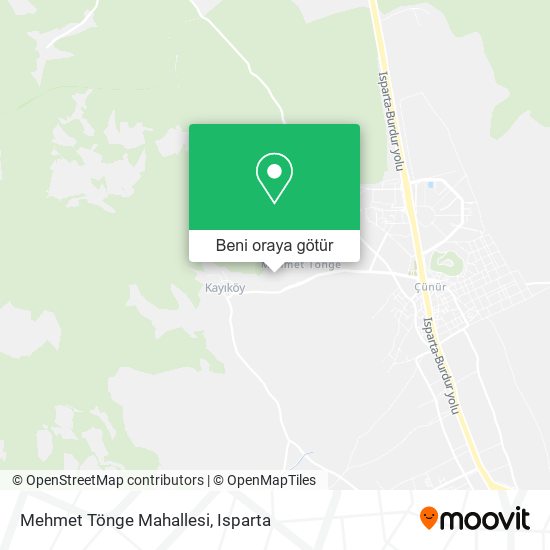 Mehmet Tönge Mahallesi harita