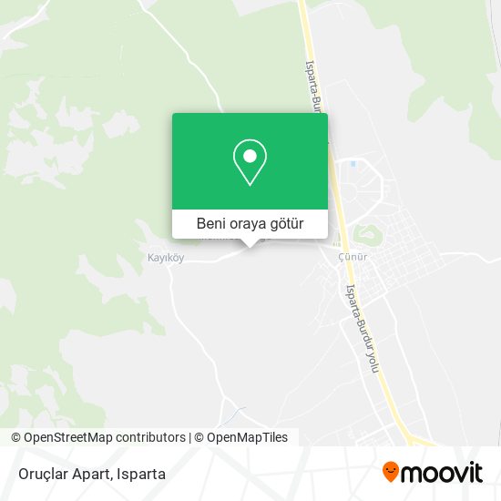 Oruçlar Apart harita