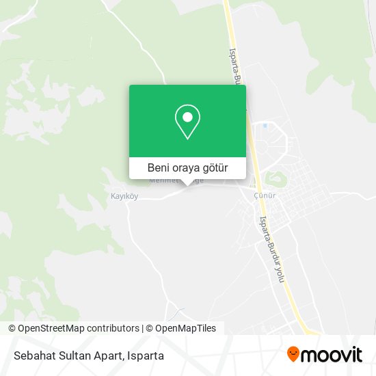 Sebahat Sultan Apart harita