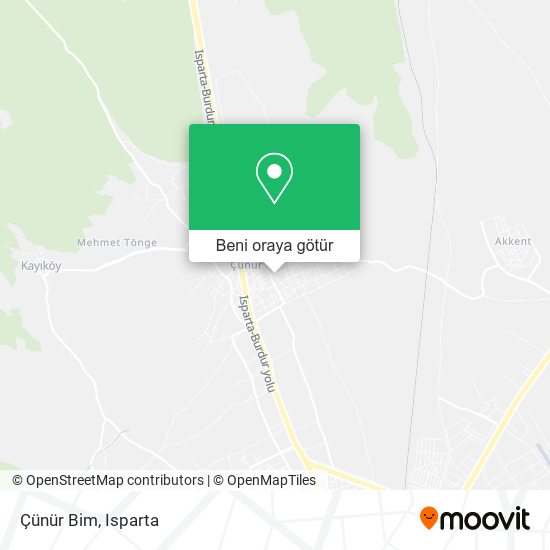 Çünür Bim harita