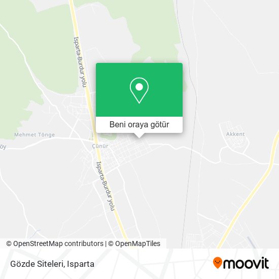 Gözde Siteleri harita