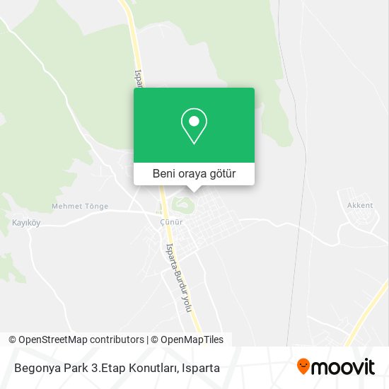 Begonya Park 3.Etap Konutları harita