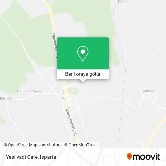 Yesilvadi Cafe harita