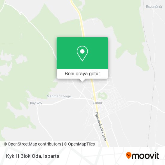 Kyk H Blok Oda harita
