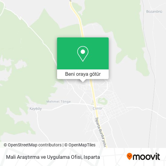 Mali Araştırma ve Uygulama Ofisi harita