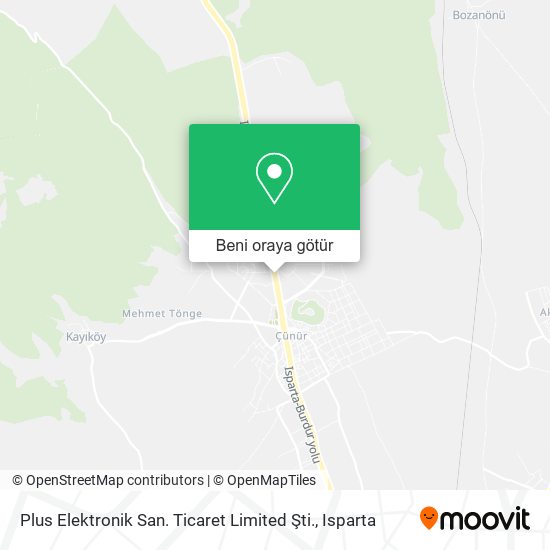 Plus Elektronik San. Ticaret Limited Şti. harita