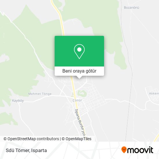 Sdü Tömer harita
