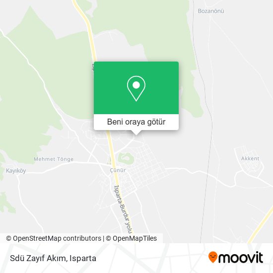 Sdü Zayıf Akım harita