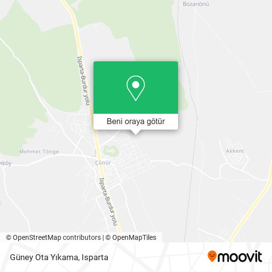 Güney Ota Yıkama harita