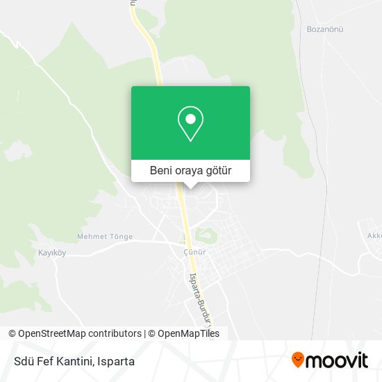 Sdü Fef Kantini harita