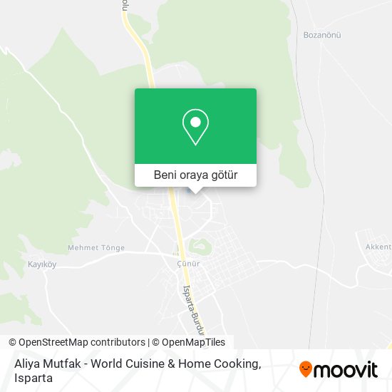 Aliya Mutfak - World Cuisine & Home Cooking harita