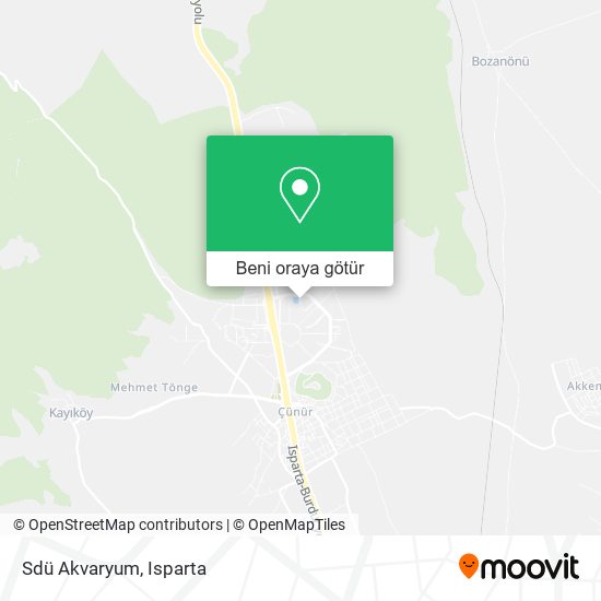 Sdü Akvaryum harita