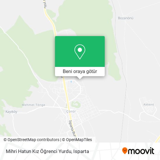 Mihri Hatun Kız Öğrenci Yurdu harita