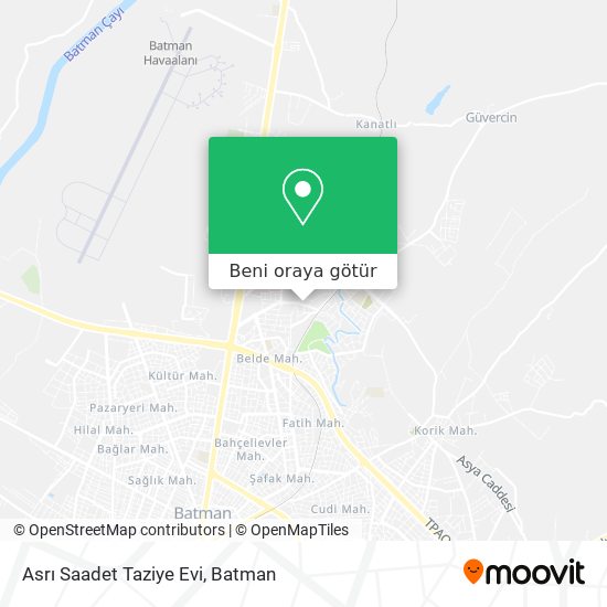 Asrı Saadet Taziye Evi harita