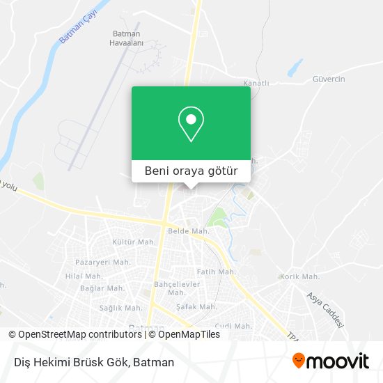 Diş Hekimi Brüsk Gök harita