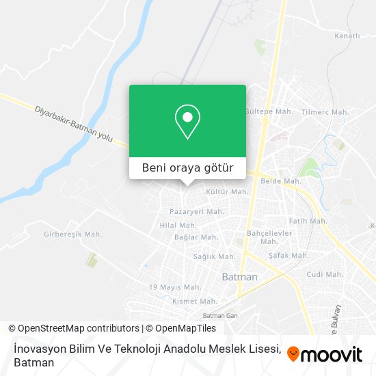 İnovasyon Bilim Ve Teknoloji Anadolu Meslek Lisesi harita