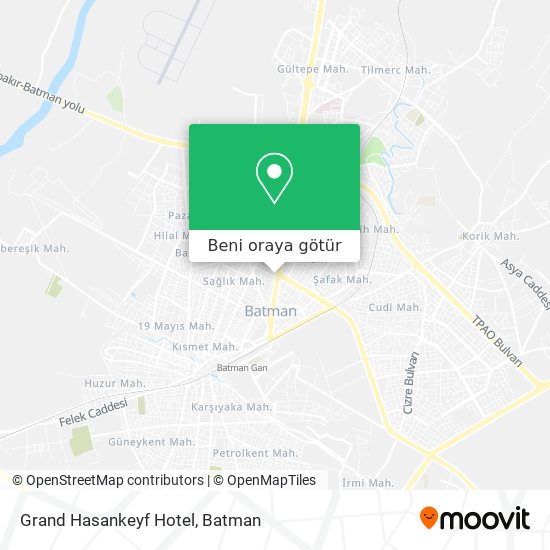 Grand Hasankeyf Hotel harita