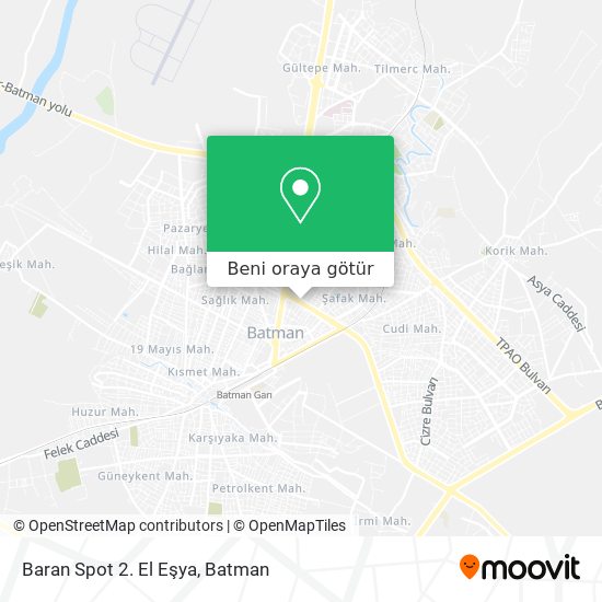 Baran Spot 2. El Eşya harita