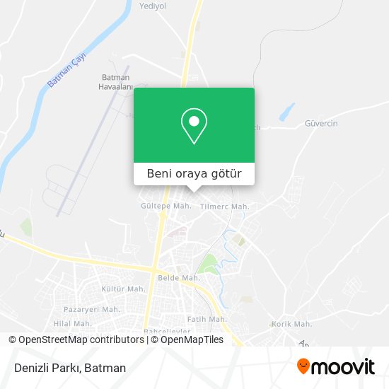 Denizli Parkı harita