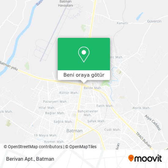 Berivan Apt. harita