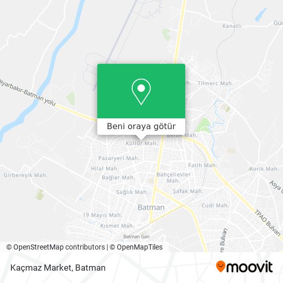 Kaçmaz Market harita