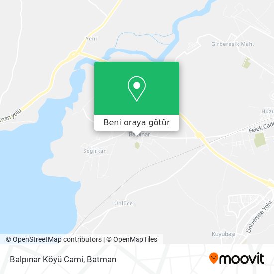 Balpınar Köyü Cami harita