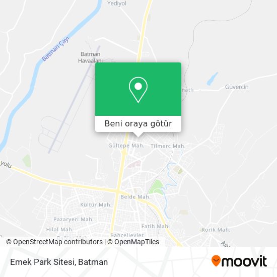 Emek Park Sitesi harita