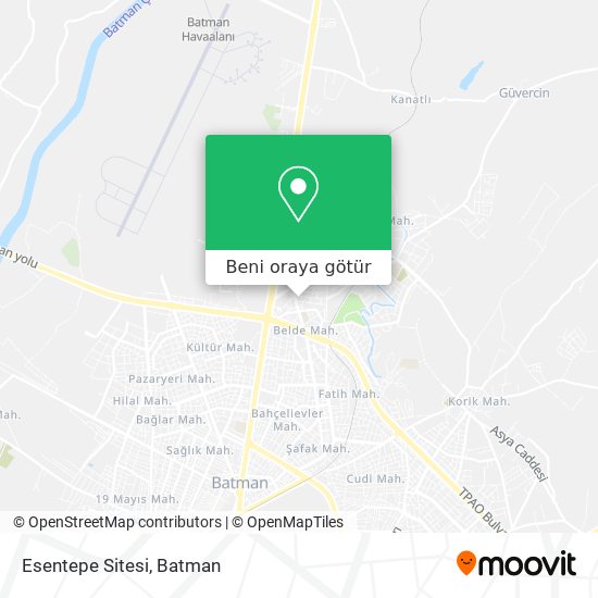 Esentepe Sitesi harita