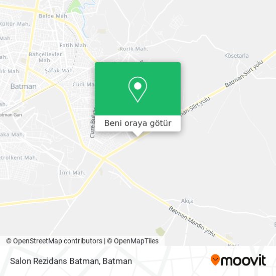 Salon Rezidans Batman harita