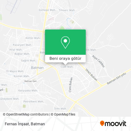 Fernas İnşaat harita