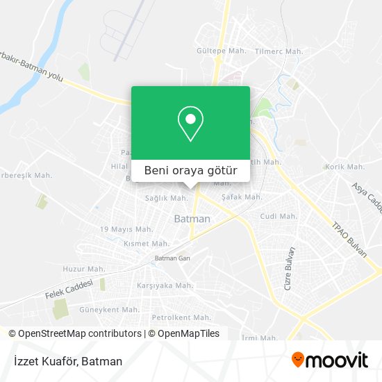 İzzet Kuaför harita