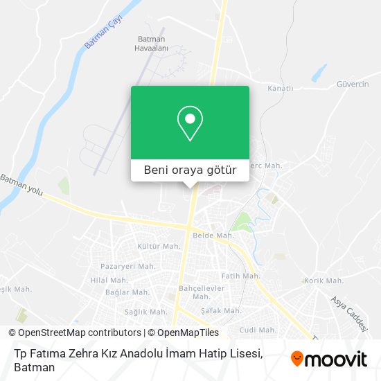 Tp Fatıma Zehra Kız Anadolu İmam Hatip Lisesi harita