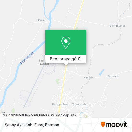Şebay Ayakkabı Fuarı harita