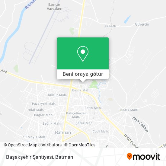 Başakşehir Şantiyesi harita