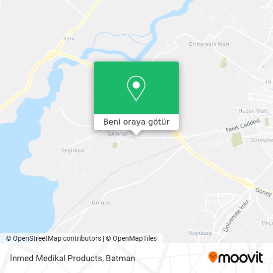 İnmed Medikal Products harita