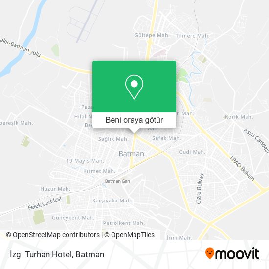 İzgi Turhan Hotel harita