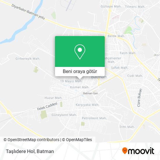 Taşlıdere Hol harita