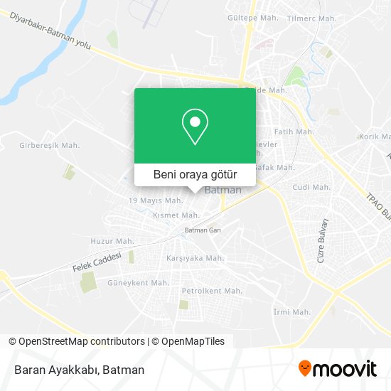 Baran Ayakkabı harita