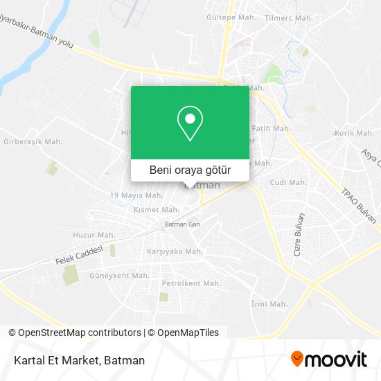 Kartal Et Market harita