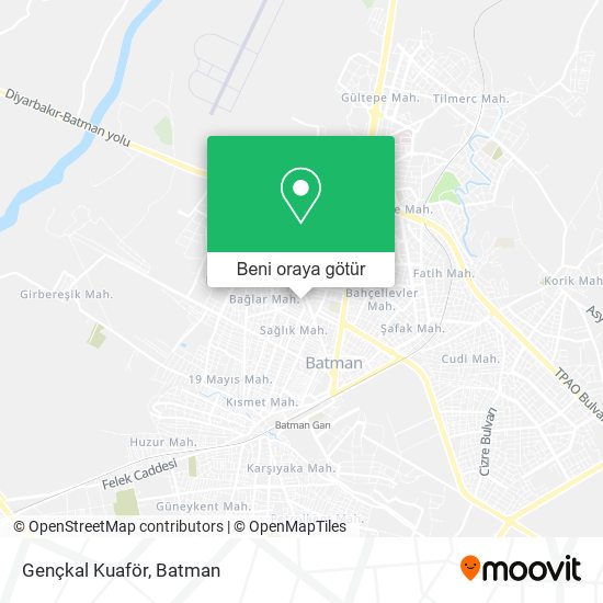 Gençkal Kuaför harita