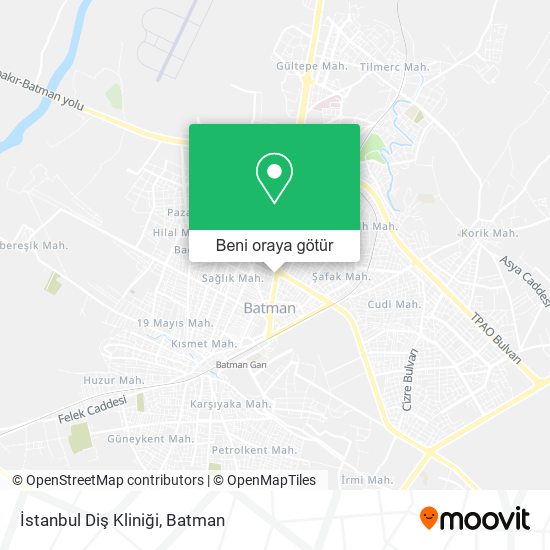 İstanbul Diş Kliniği harita