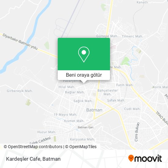 Kardeşler Cafe harita