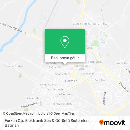 Furkan Oto Elektronik Ses & Görüntü Sistemleri harita