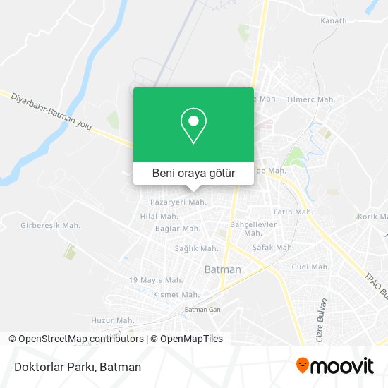 Doktorlar Parkı harita