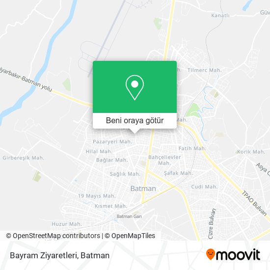 Bayram Ziyaretleri harita